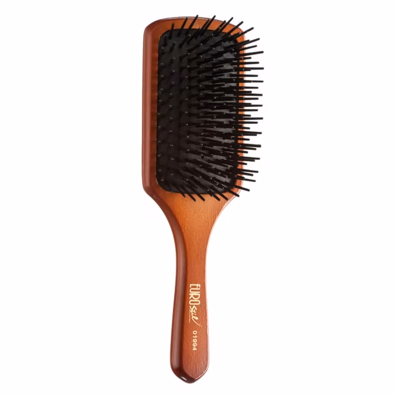 EUROSTIL Cepillo Rectangular Mango Madera 00590