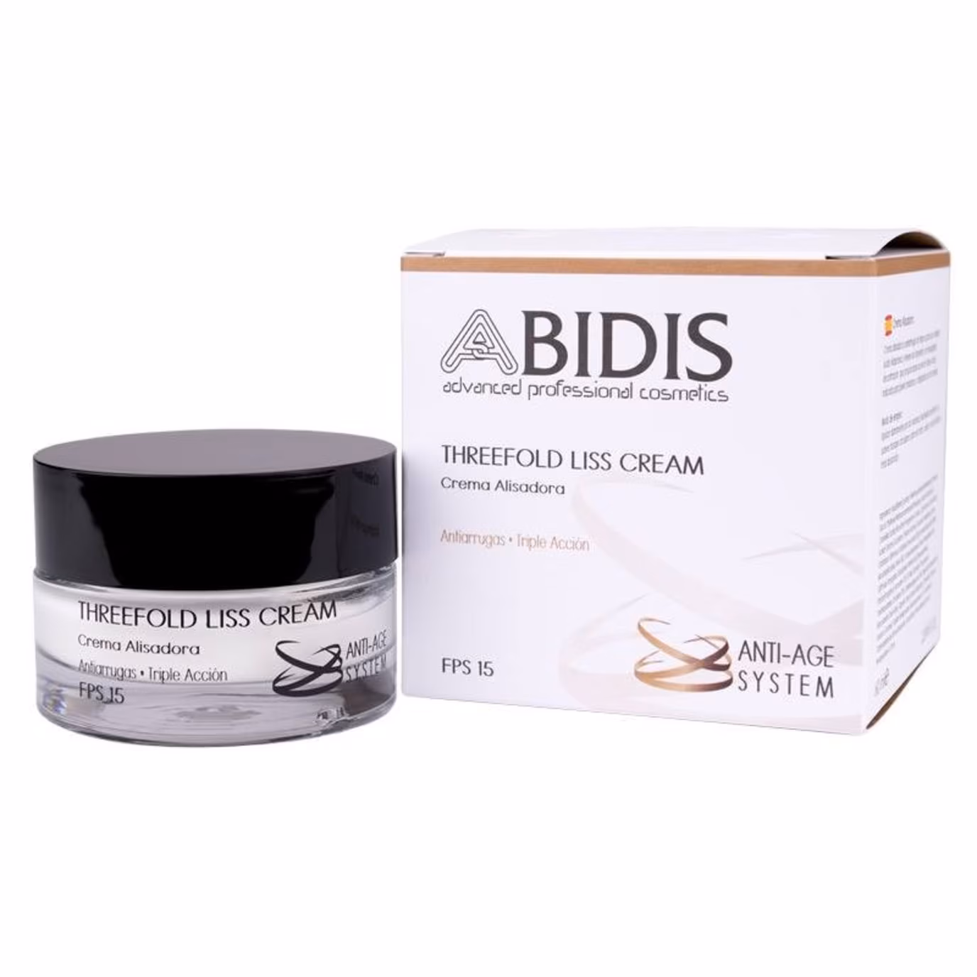 ABIDIS Anti-Age Crema Alisadora Triple Acción SPF15 60ml