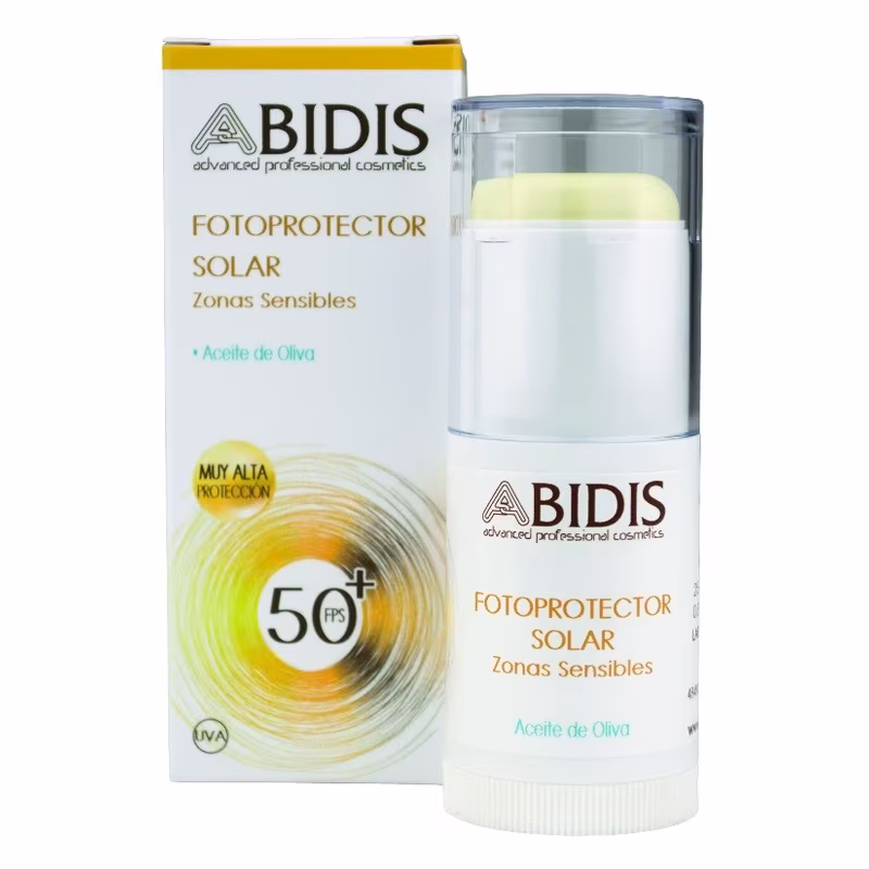 ABIDIS Fotoprotector Solar Stick SPF50 Zonas Sensibles 13g