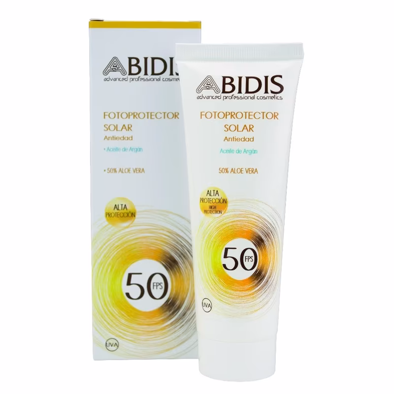 ABIDIS Crema Solar Antiedad SPF50 UVA UVB 75ml