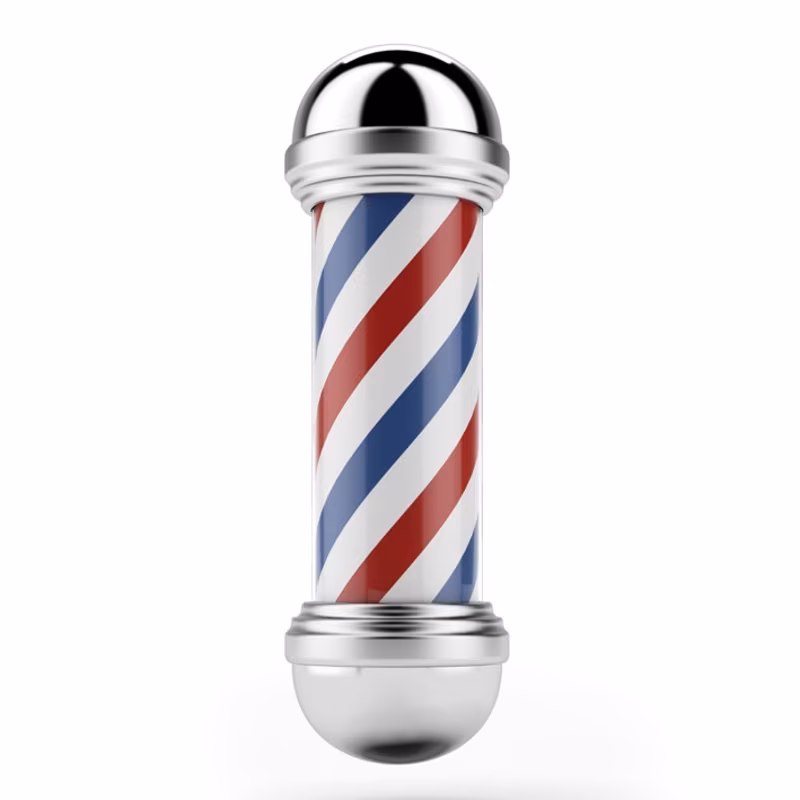 EUROSTIL Polo Barber Cromado Pequeño 04743