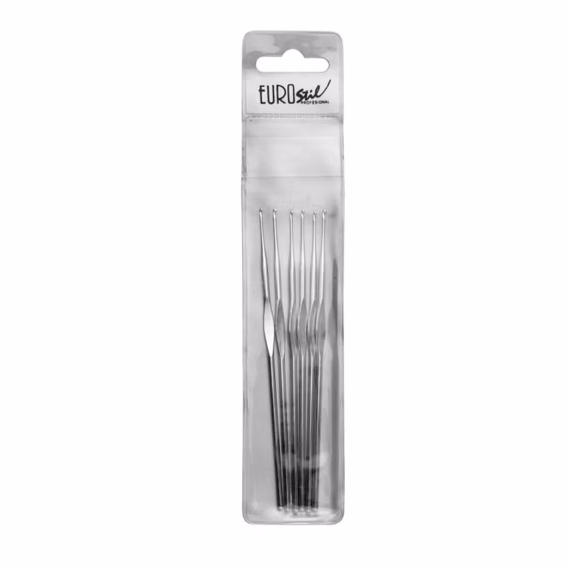 EUROSTIL Ganchos Mechas Medianos 6uds 01266