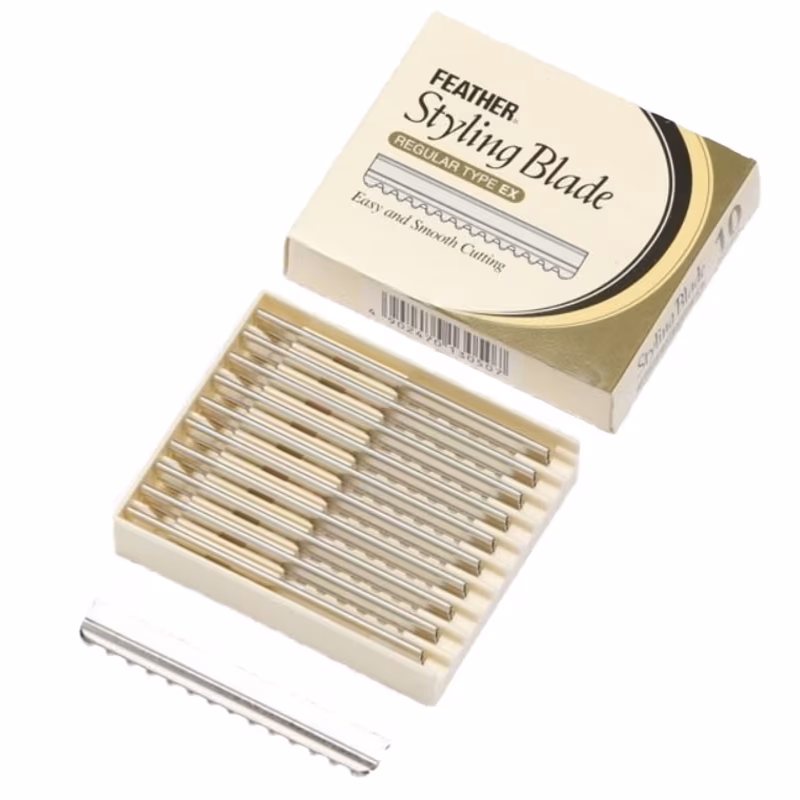 FEATHER Cuchilla Styling Blade 10uds 04388