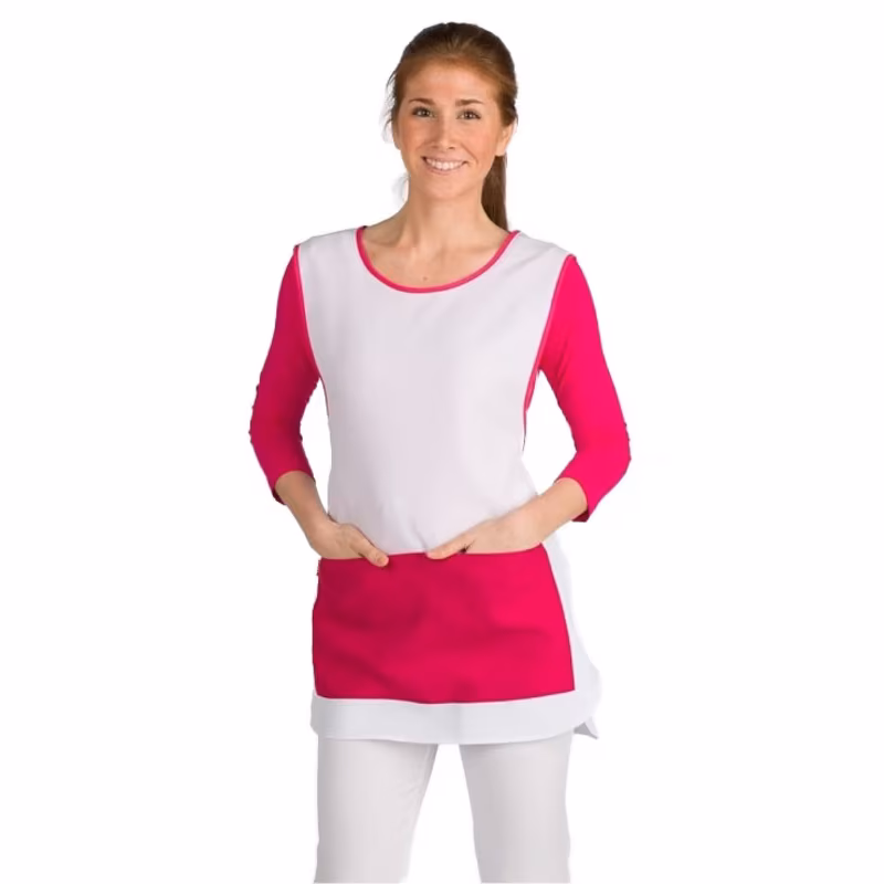 LACLA Estola Vivo Blanco Fucsia 06554/58