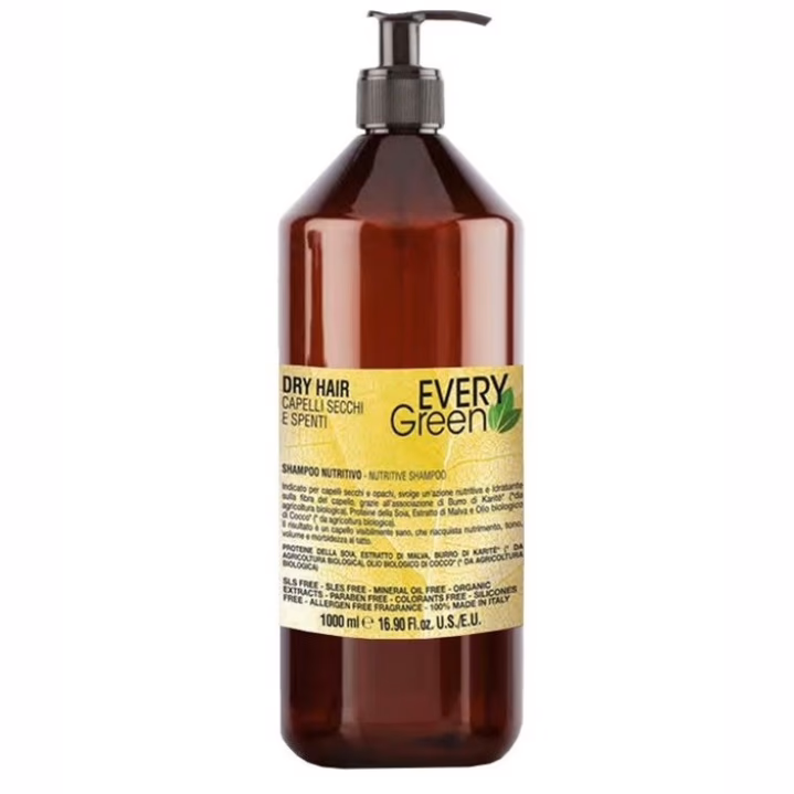 EVERYGREEN DRY HAIR Champú Nutritivo Cabello Seco 1000 ml