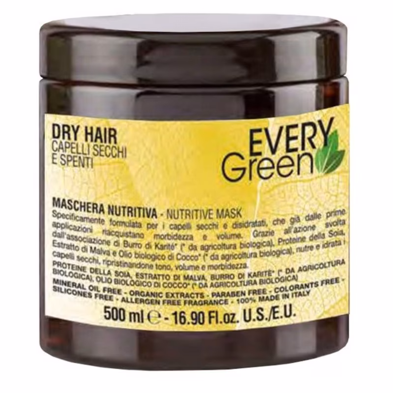 EVERYGREEN DRY HAIR Mascarilla Nutritiva Cabello Seco 500 ml