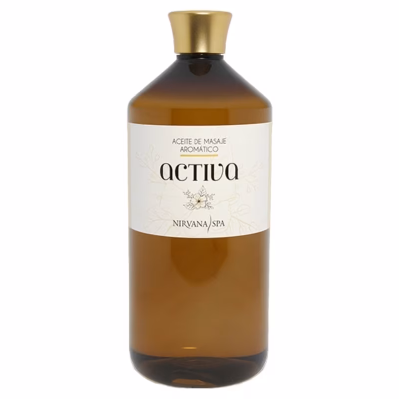 NIRVANA SPA Aceite Masaje Activa Corporal Estimulante 1000 ml