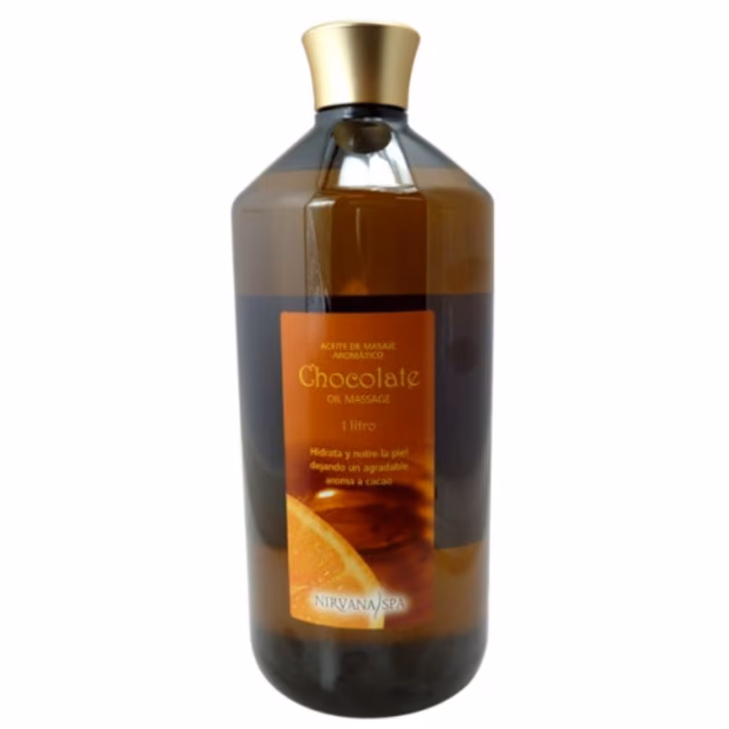 NIRVANA SPA Aceite Masaje Chocolate Corporal Nutritivo 1000 ml