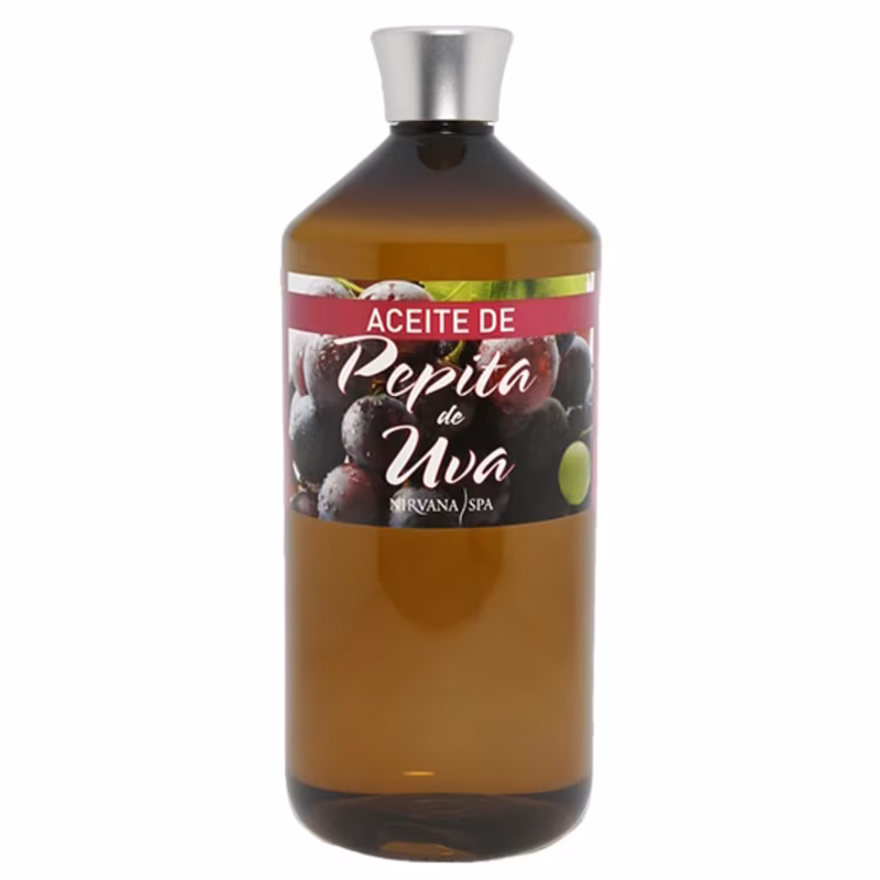 NIRVANA SPA Aceite Pepita de Uva Antioxidante Masaje 1000 ml