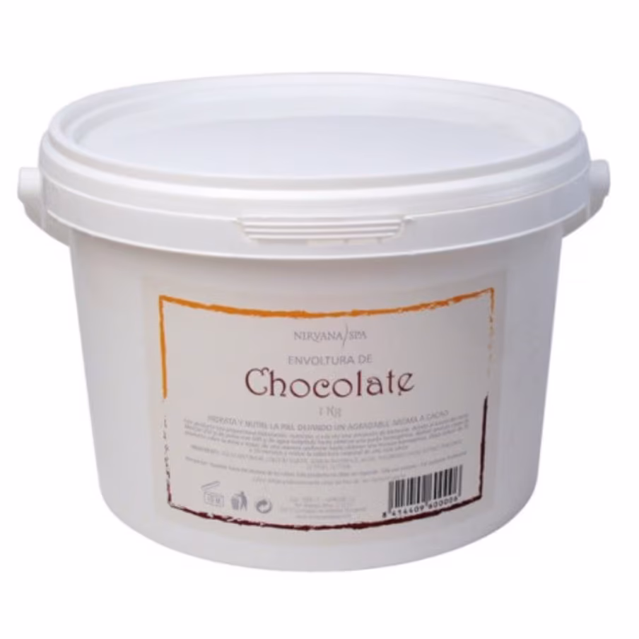 NIRVANA SPA Envoltura Chocolate Alginato Tratamiento Corporal 1 kg