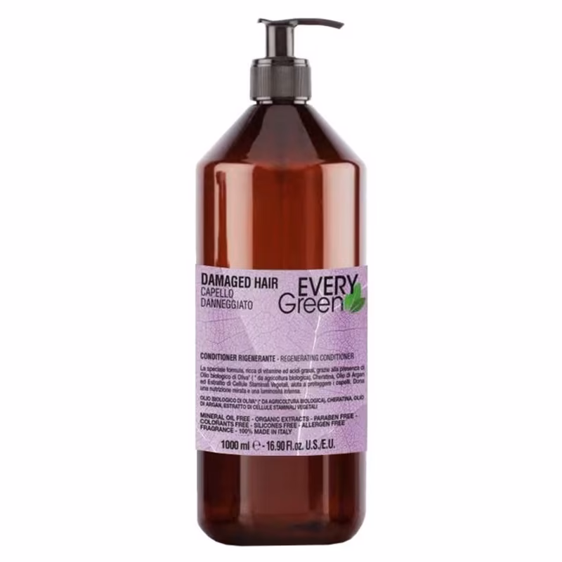 EVERYGREEN DAMAGED HAIR Champú Regenerador Reparador Cabello dañado 1000 ml