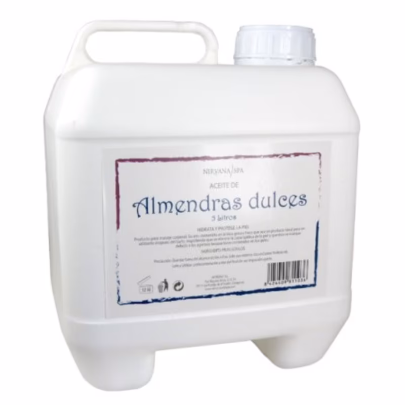 NIRVANA SPA Aceite Almendras Dulces Masaje Profesional Garrafa 5000 ml