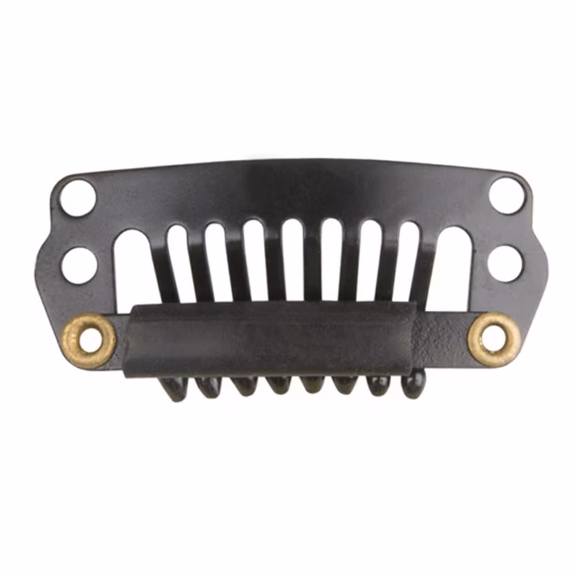 EUROSTIL Clips Extensiones Negro 50 uds 03306/50