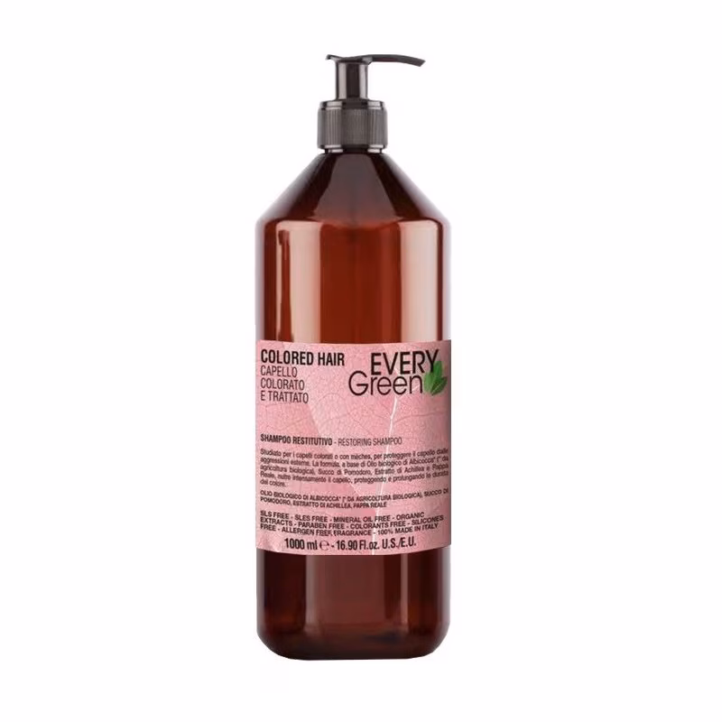 EVERYGREEN COLORED Champú Protector del Color Cabello Teñido 1000 ml