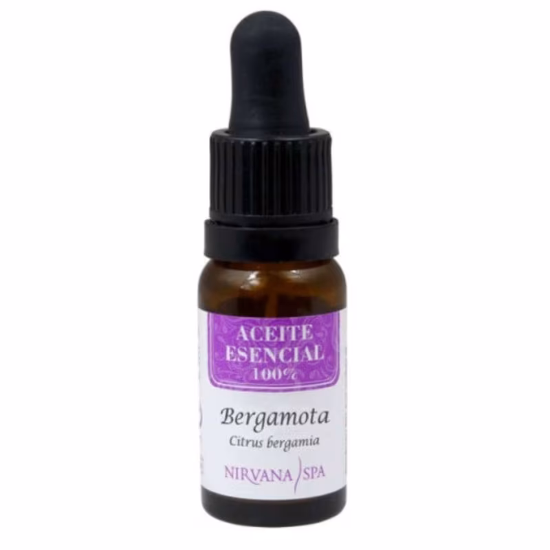 NIRVANA SPA Aceite Esencial Bergamota Cítrico Aromaterapia 10 ml
