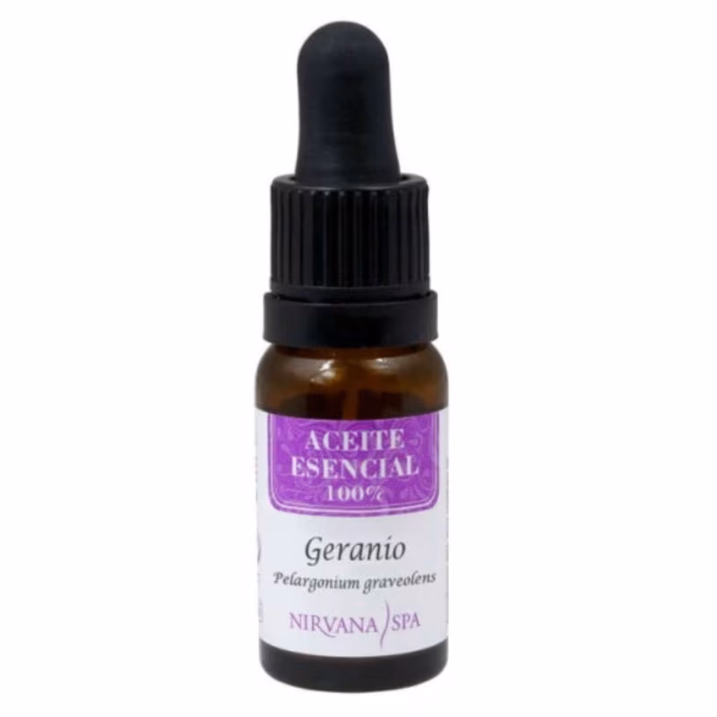 NIRVANA SPA Aceite Esencial Geranio Equilibrante Facial 10 ml