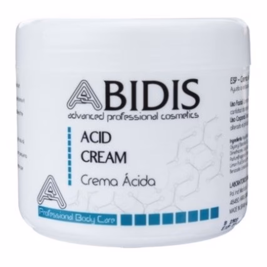 ABIDIS Crema Ácida Profesional Restauradora pH Facial y Corporal 500ml