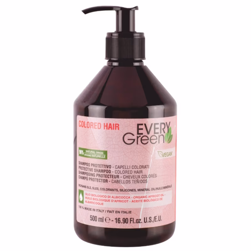 EVERYGREEN COLORED Champú Protector del Color Cabello Teñido 500 ml