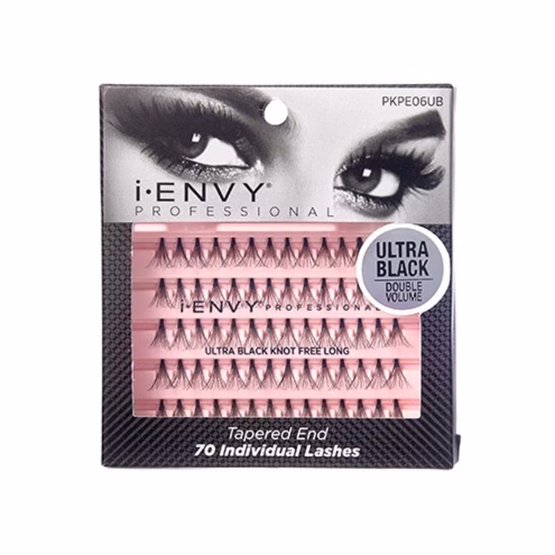 i-ENVY Pestañas U/Black LONG Sin Nudos PKPE06UB