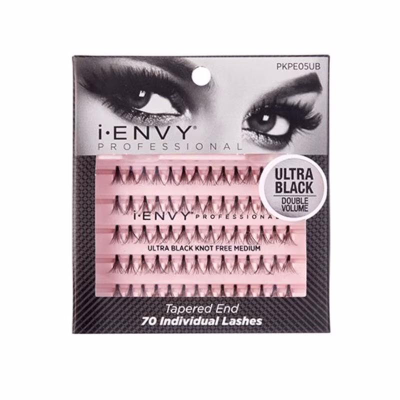 i-ENVY Pestañas U/Black MEDIUM Sin Nudos PKPE05UB
