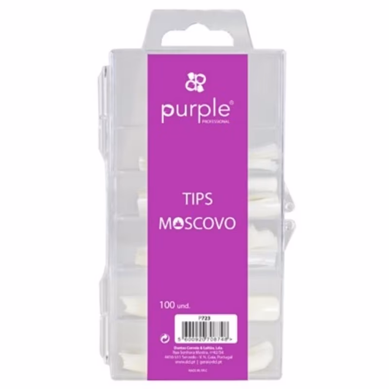 PURPLE Tips MOSCOVO 100uds P723