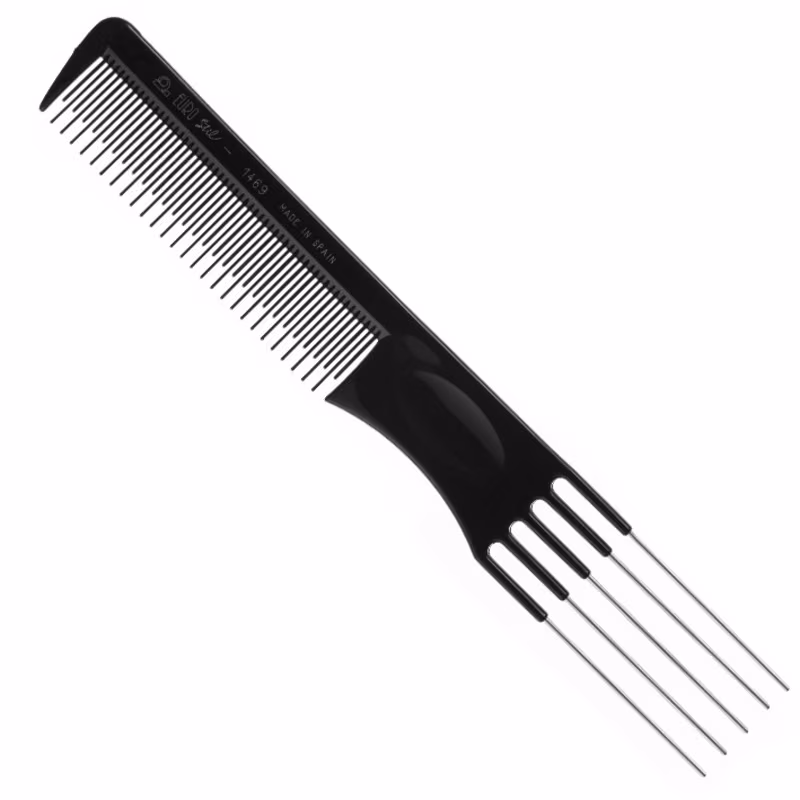 EUROSTIL Peine Ahuecador 5 Púas Metal 19.5cm 01469