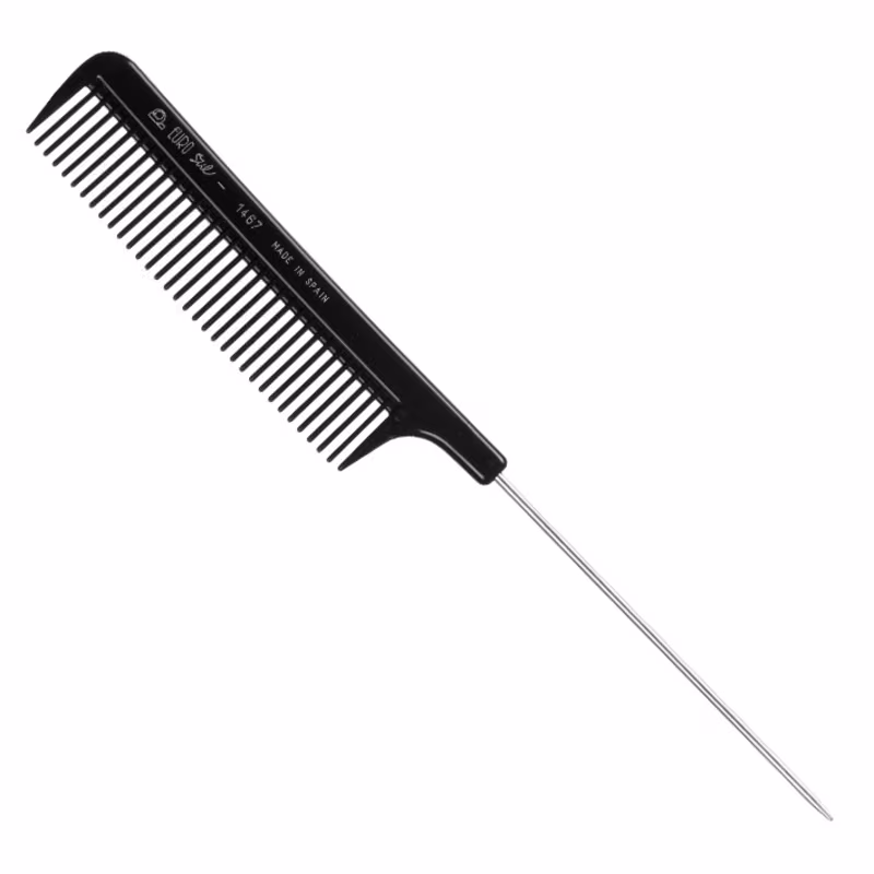 thumbnail-0-EUROSTIL Peine Púa Metal Anchas 21.5cm 01467