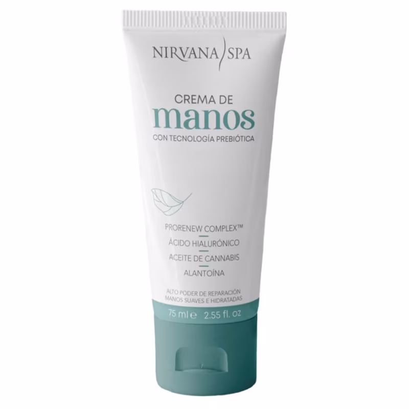 NIRVANA SPA Crema de Manos Prebiótica Hidratante 75 ml