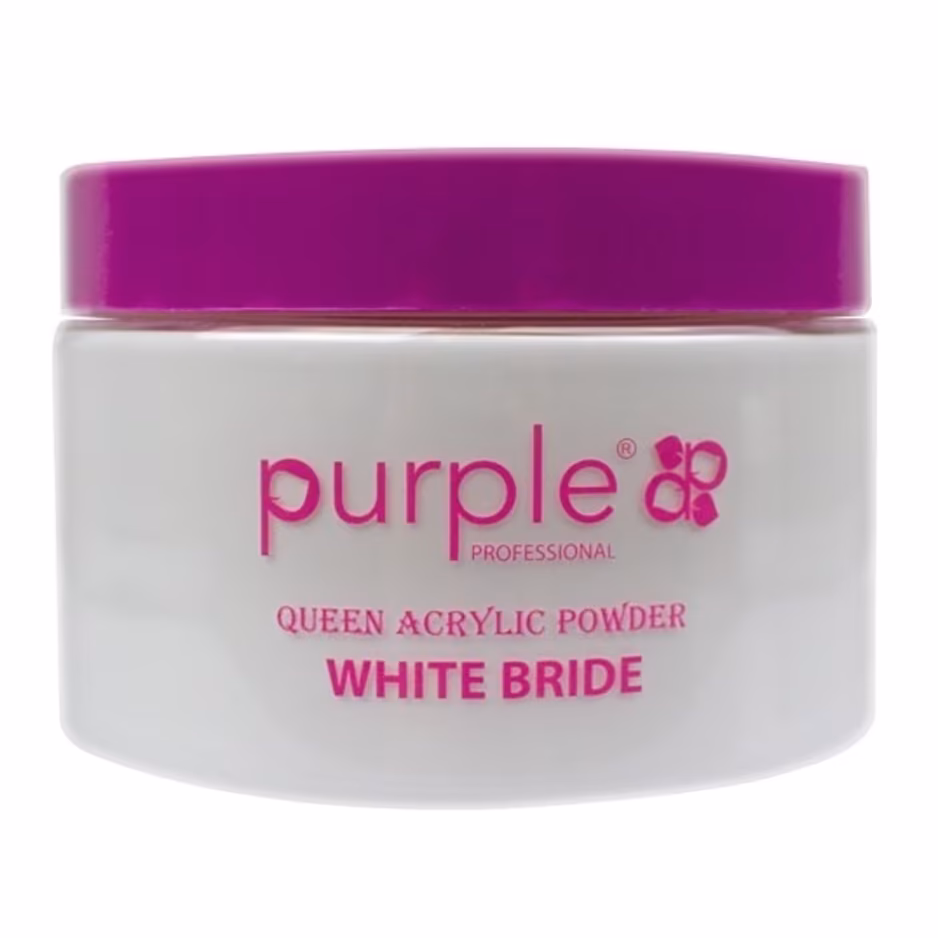 thumbnail-1-PURPLE Polvo Acrílico White Bride 200ml P1566