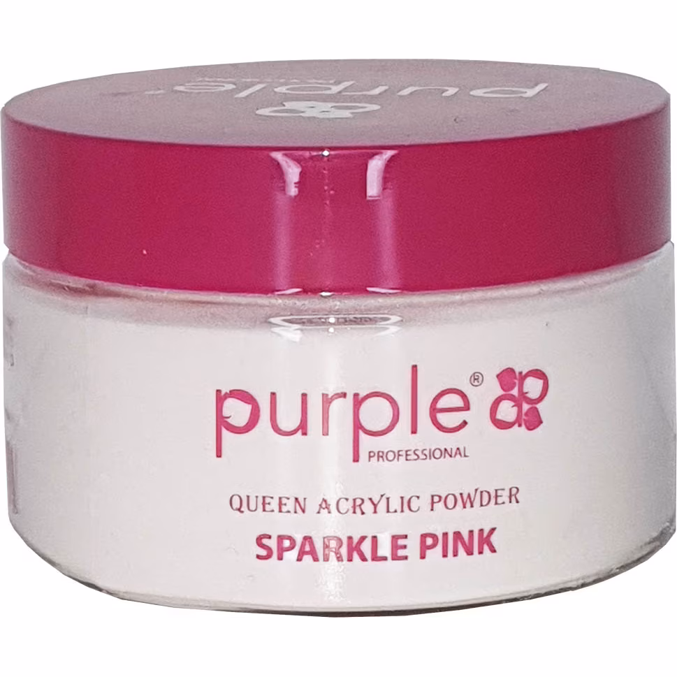 thumbnail-0-PURPLE Polvo Acrílico Sparkle Pink 50ml P1587