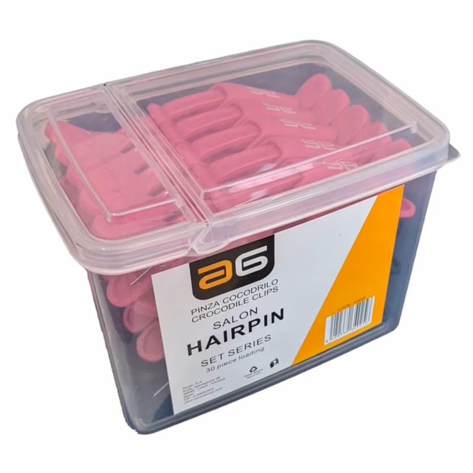 AG Caja Pinzas Cocodrilo 30uds 34025
