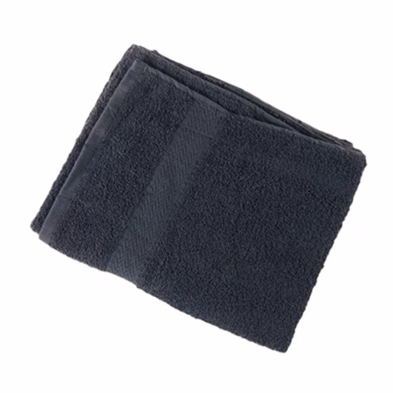 SIBEL Pack Toalla 50x80 Algodón Negro 12uds P005075