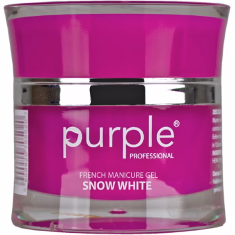 PURPLE Gel Constructor French Snow White 15g P231