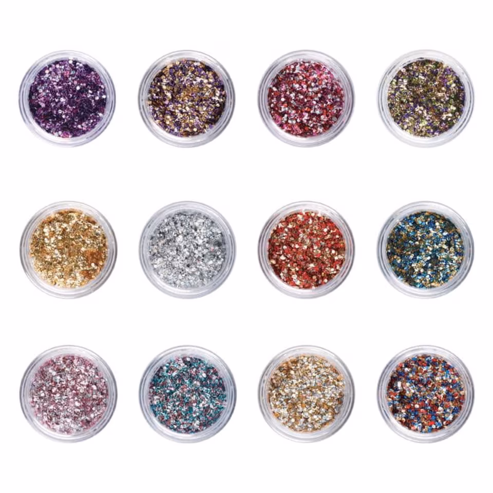 SIBEL Decoración Brillante 12uds 6102092