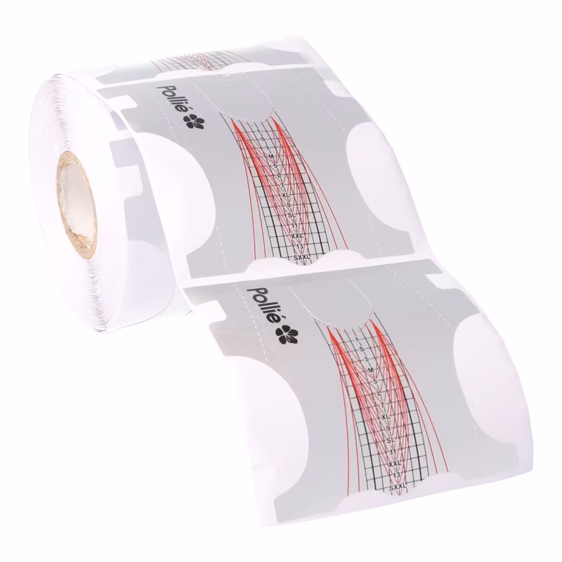 POLLIÉ Moldes Uñas Extra Largos 200uds 07495