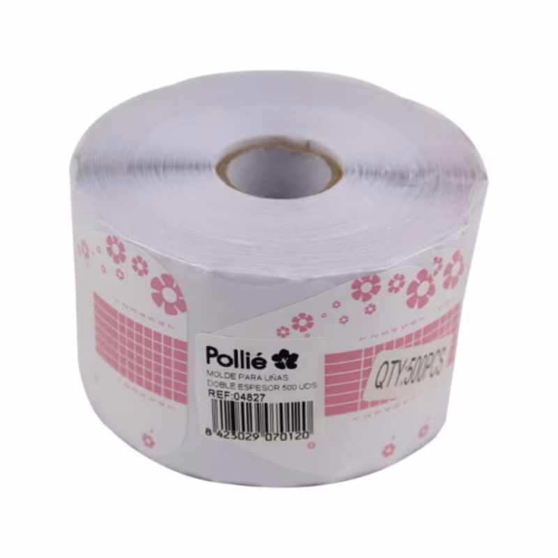 POLLIÉ Moldes Uñas Doble Espesor 500uds 04827