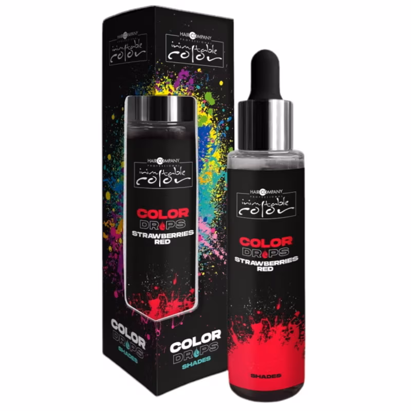 HAIR COMPANY Color Drops STRAWBERRY RED Tarro 50ml