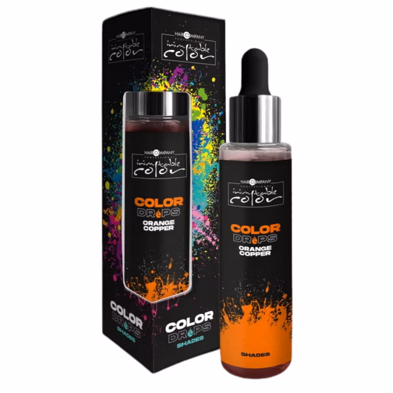 HAIR COMPANY Color Drops ORANGE COPPER Tarro 50ml
