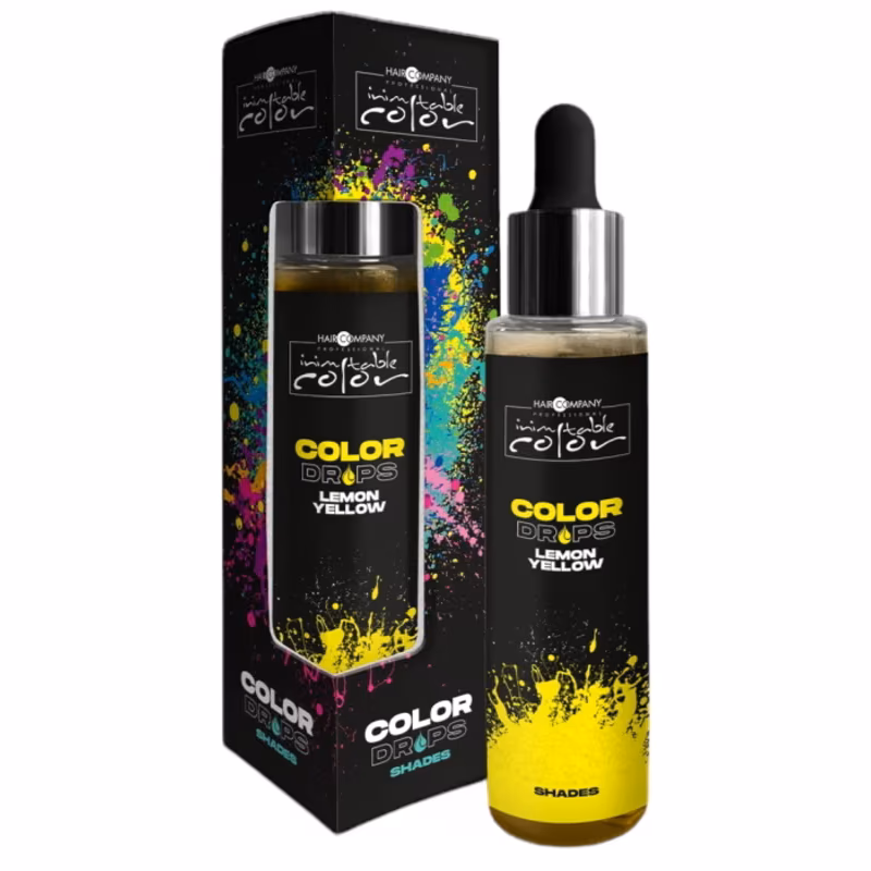 HAIR COMPANY Color Drops LEMON YELLOW Tarro 50ml