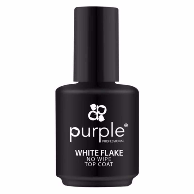PURPLE Top Coat White Flake15ml P226