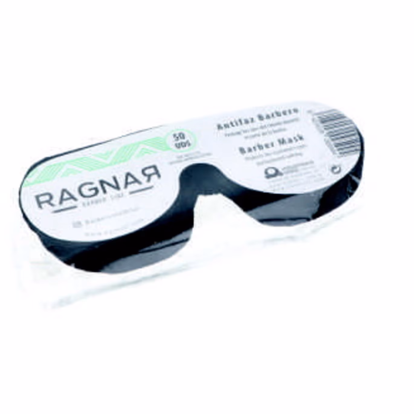 RAGNAR Antifaz Barbero NEGRO 50uds 06315/50