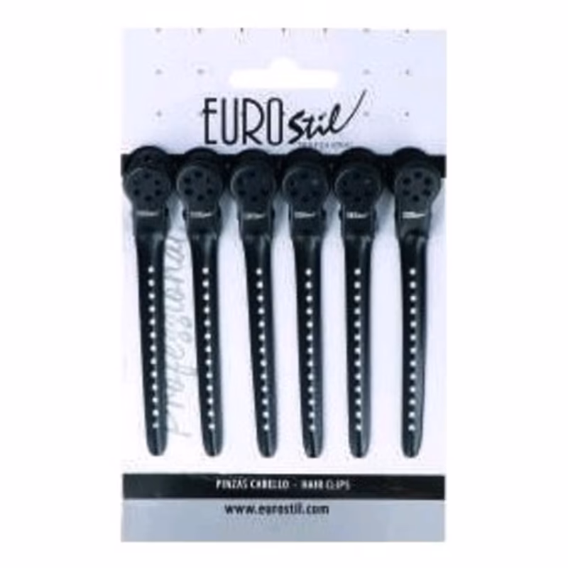 EUROSTIL Pinzas Metal 6uds 07580