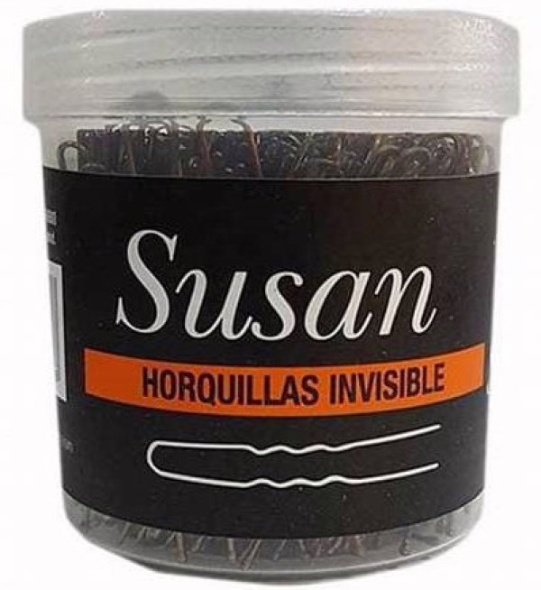 SUSAN Horquilla Invisible Negro 60mm 250uds 16031
