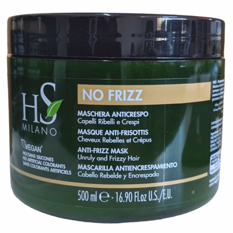 HS MILANO No Frizz Mascarilla Anticrespo 500ml