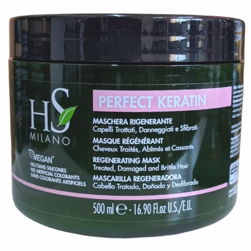 HS MILANO Perfect Keratin Mascarilla Regeneradora 500 ml