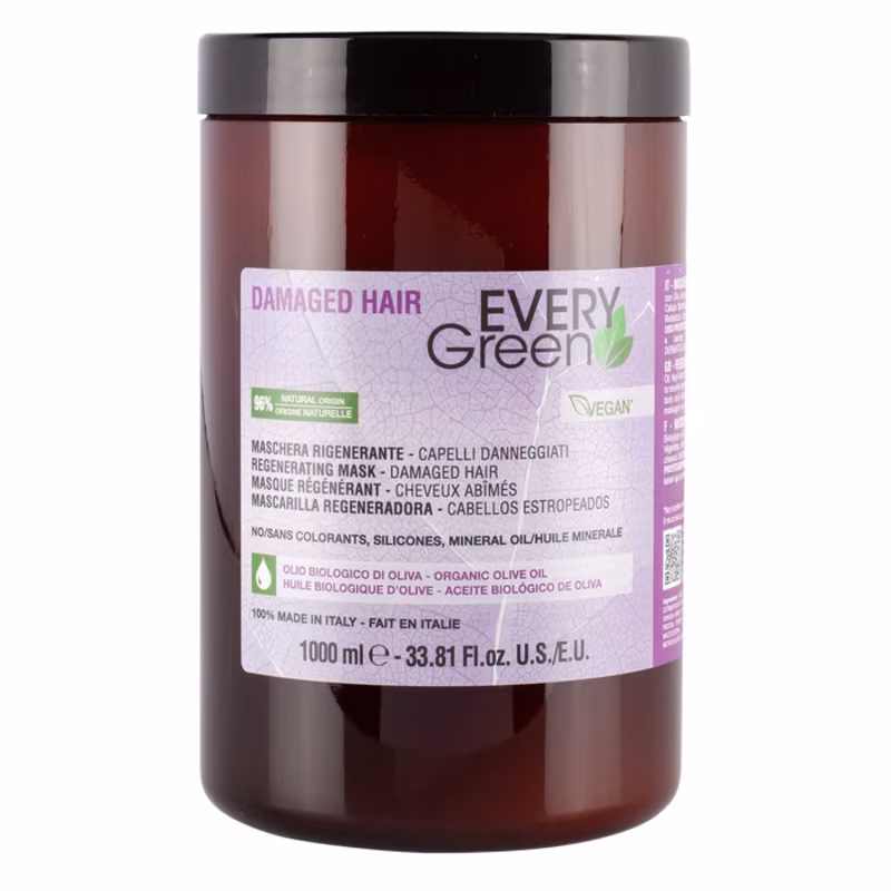 EVERYGREEN DAMAGED Mascarilla Regeneradora Cabello Dañado 1000 ml