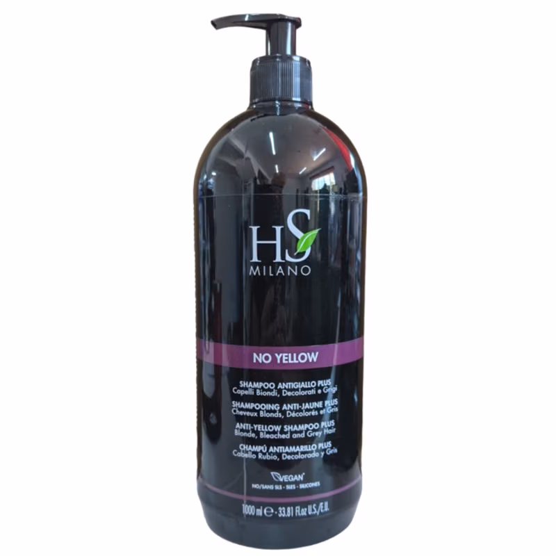 HS MILANO No Yellow Champú Anti-Amarillo 1000ml