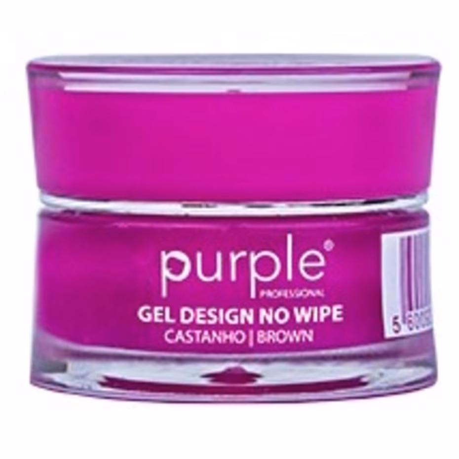 PURPLE Gel Design Brown No Wipe 5g P935