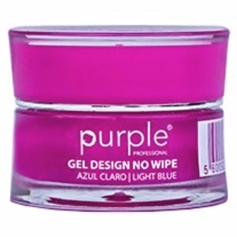 PURPLE Gel Design Light Blue No Wipe 5g P941