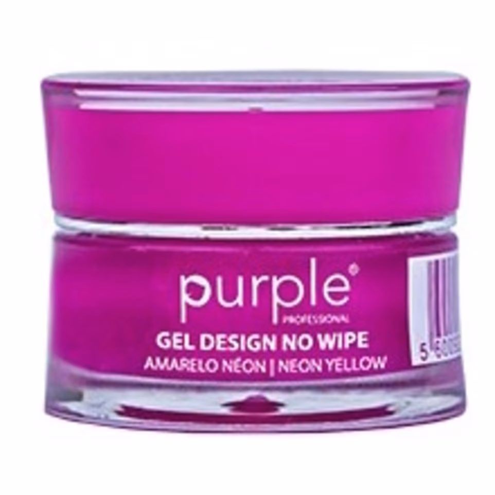 PURPLE Gel Design Neon Yellow No Wipe 5g P943